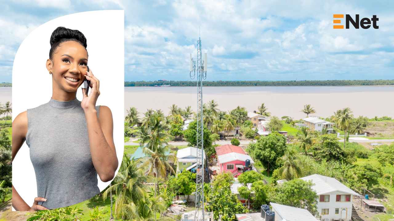 ENet Improves Mobile Coverage on West Bank Demerara