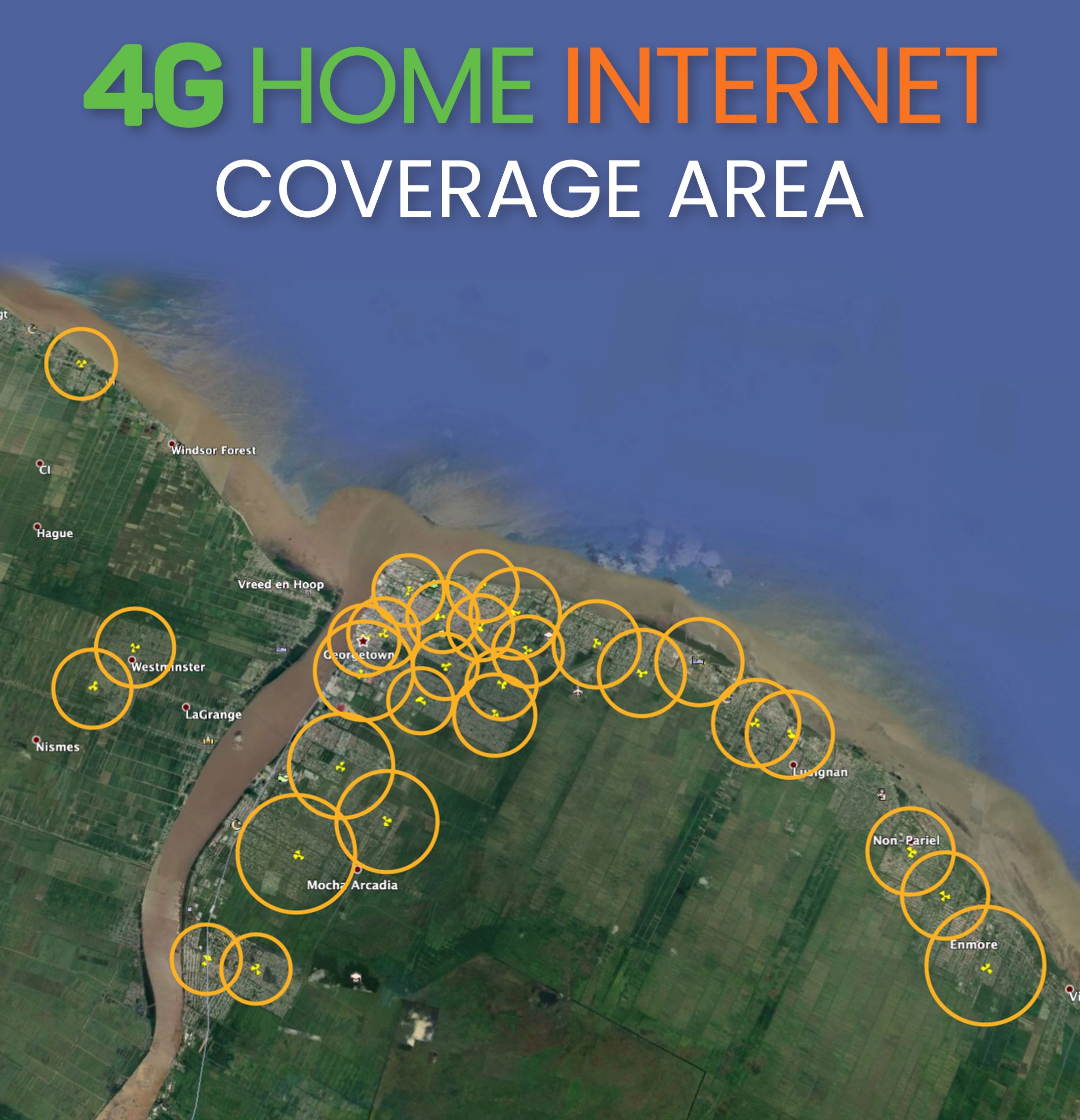 4G COVERAGE AREA MAP 